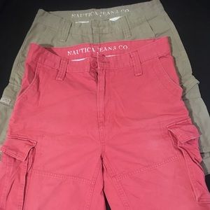 ✨Nautica Cargo Shorts✨Priced For Two Pair!! $23ea